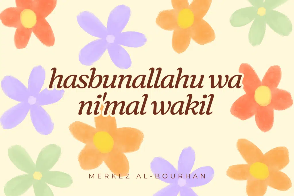 hasbunallahu wa ni'mal wakil